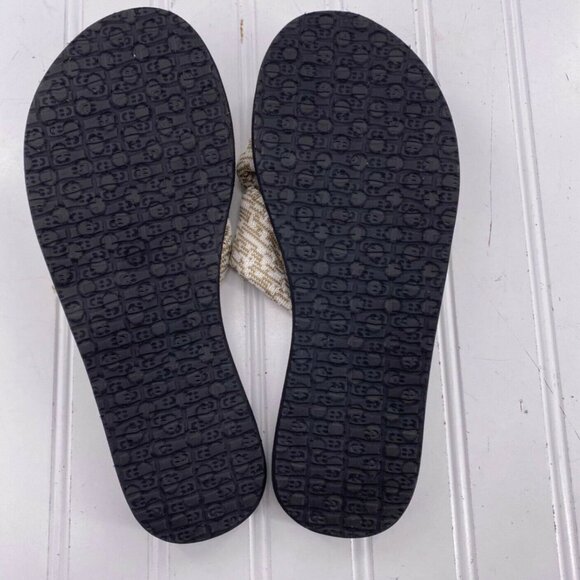 Sanuk 1099409 Womens Black Slide Sandals Size US 7 - Picture 4 of 7